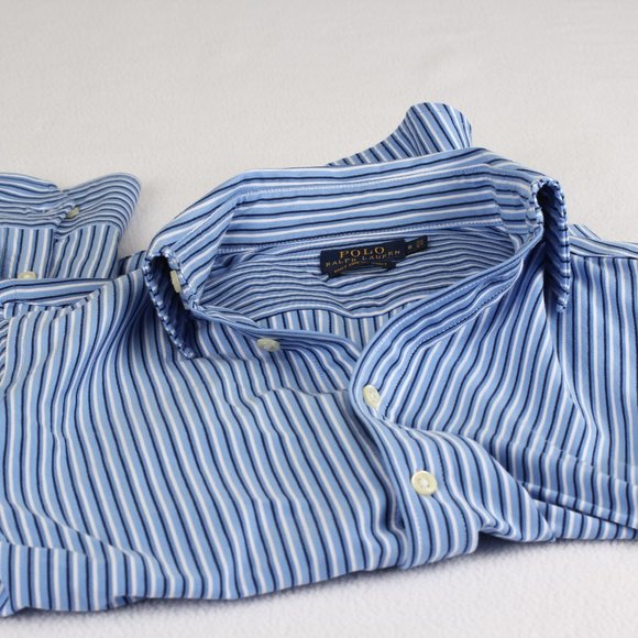 Womens Polo Knit Dress Shirt - Picture 3 of 7